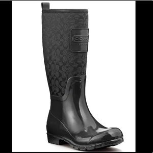 COACH RAIN BOOTS
